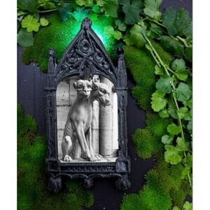 Cerberus Pin Hellhound Hades Dog Stone Sculpture Cathedral Art